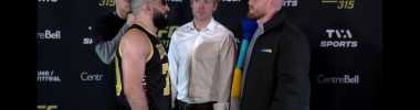 Мухаммад и Маддалена провели дуэль взглядов перед UFC 315
