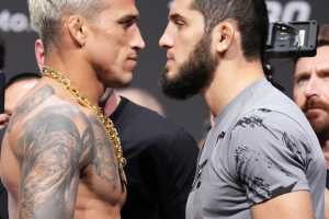 Титульный реванш Махачев -Оливейра может возглавить ивент UFC 297