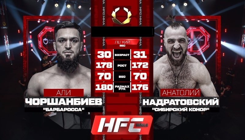 HFC MMA: «Сибирский Конор» vs Чоршанбиев, серия нокаутов и конфликтов