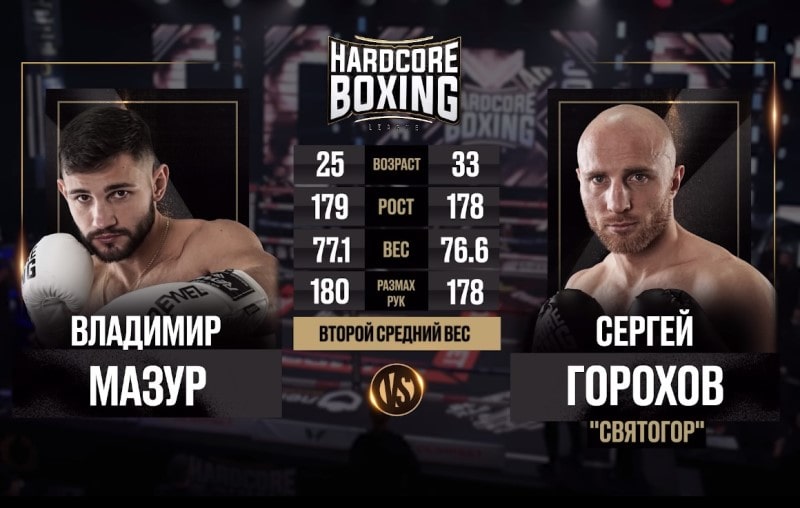 Hardcore Boxing: бой за пояс Мазур vs Горохов, Искандар «Шеф-повар» принял новый вызов