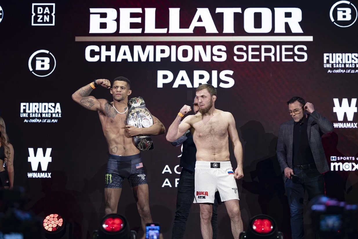 Состоялась церемония официального взвешивания участников ивента Bellator Champions Series в Париже