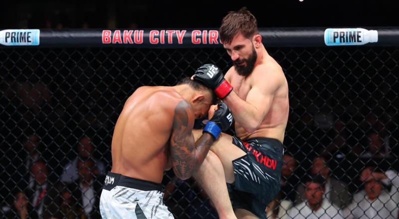 Назим Садыхов оформил яркий нокаут на UFC Baku